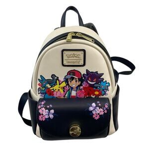 Loungefly Pokémon Ash & Pokémon Floral Mini Backpack‎ BoxLunch Exclusive